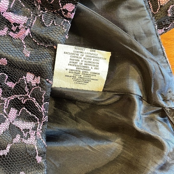 Jessica McClintock size 5 for Gunne Sax strapless pouf mini with ribbon & jewels - Picture 12 of 12